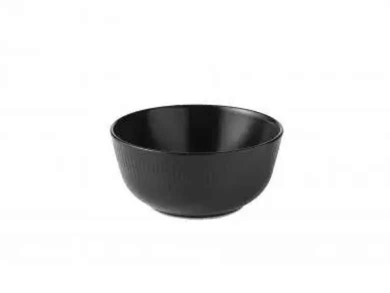 Aida Groovy sort skål 14 cm