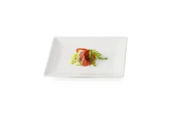 Aida Quadro flad tall 18x18 cm hvid