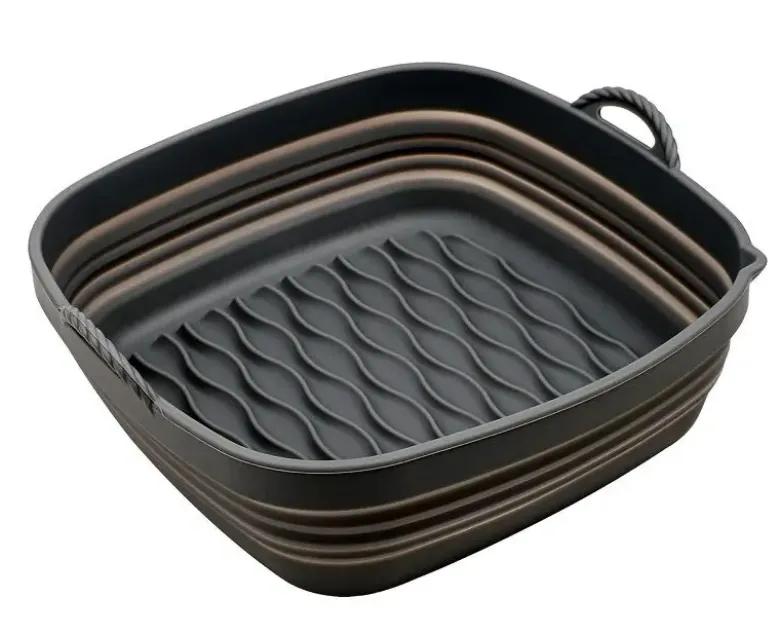 Air Fryer bradepande foldbar silikone firkantet