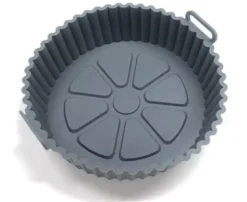 Airfryer bradepande silikone rund grå