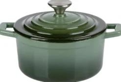 Alpina Støbejernsgryde grøn Ø14 cm