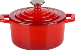 Alpina Støbejernsgryde rød Ø14 cm