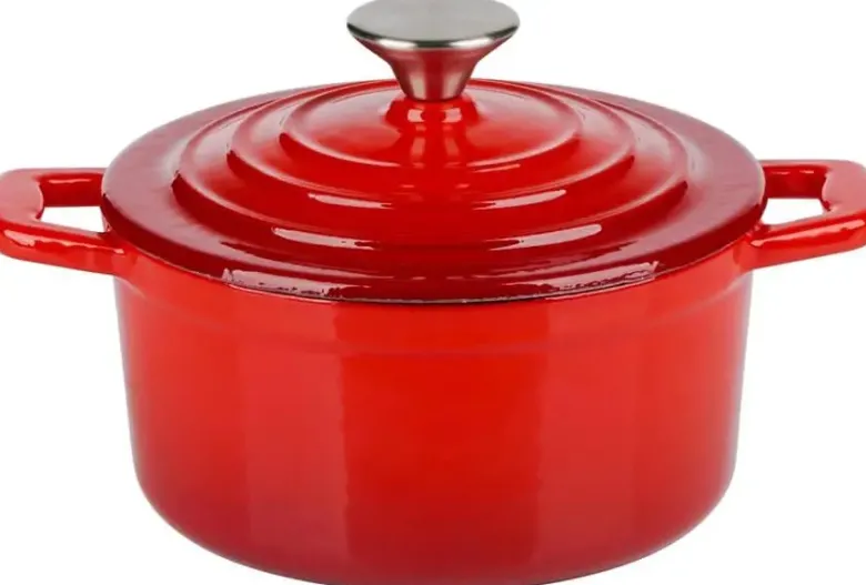 Alpina Støbejernsgryde rød Ø14 cm