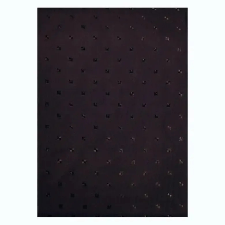 Badeforhæng med ringe sort 180x220 cm