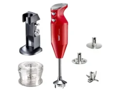 Bamix Stavblender Deluxe 200 watt C Rødmetallic