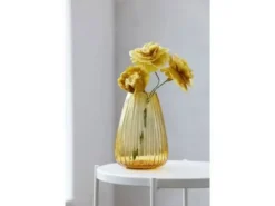 Bitz Kusintha Vase 22 cm Amber
