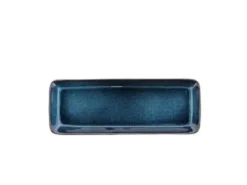 Bitz serveringsfad 38x14 cm sort/blå