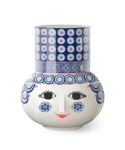 Bjørn Wiinblad Olga Vase H20 cm blå