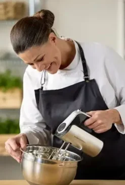 Blomsterbergs Røreskål m. silikonebund 5 liter Latte
