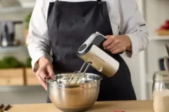 Blomsterbergs Røreskål m. silikonebund 5 liter Latte