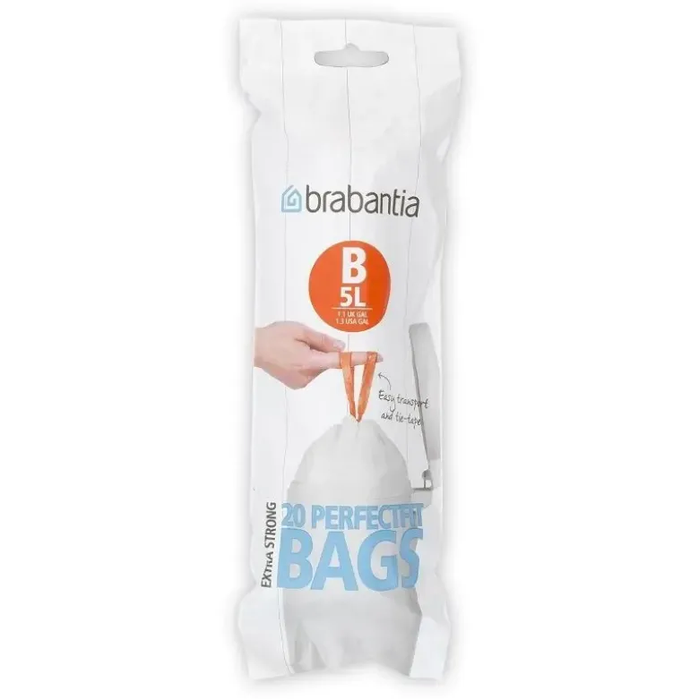 Brabantia Affaldspose B 5L 20 stk.
