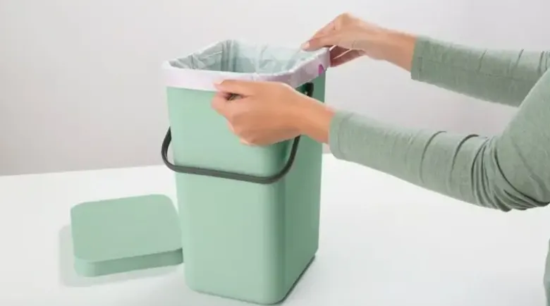 Brabantia Affaldsspand m/låg 16 liter jade grøn