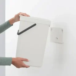 Brabantia Affaldsspand m/låg 16 liter lys grå