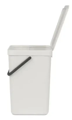 Brabantia Affaldsspand m/låg 16 liter lys grå