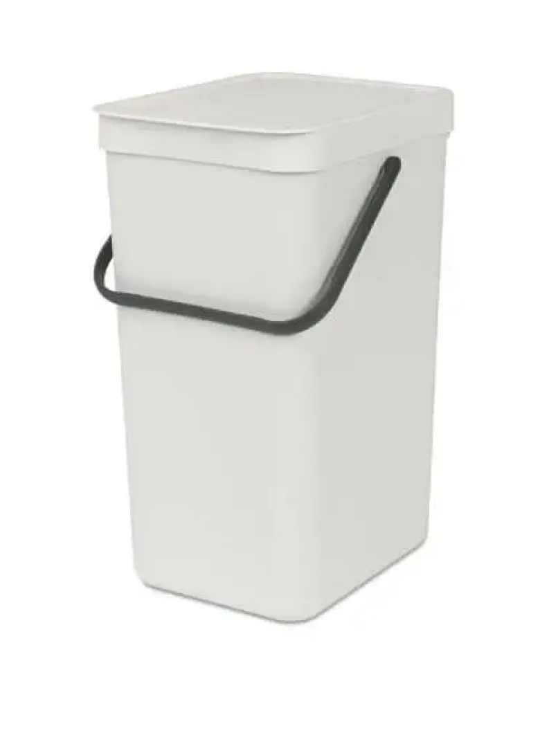 Brabantia Affaldsspand m/låg 16 liter lys grå