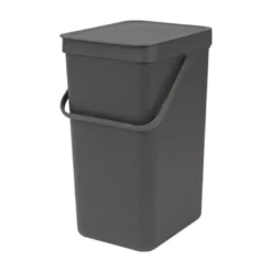 Brabantia Affaldsspand m. låg - 16 liter Grå
