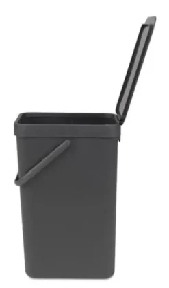 Brabantia Affaldsspand m. låg - 16 liter Grå