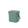 Brabantia Affaldsspand m. låg - 3 liter Grøn/Sort