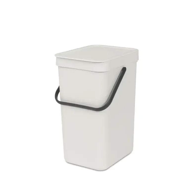 Brabantia Affaldsspand m. låg - 12 liter Lys grå