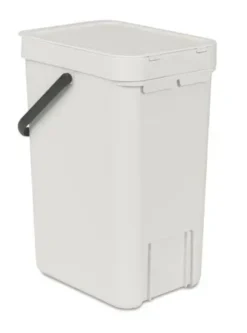 Brabantia Affaldsspand m. låg - 12 liter Lys grå