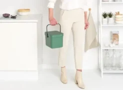 Brabantia Affaldsspand m. låg - 6 liter Grøn/Sort