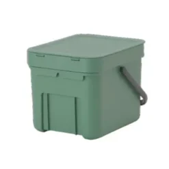 Brabantia Affaldsspand m. låg - 6 liter Grøn/Sort