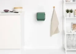 Brabantia Affaldsspand m. låg - 6 liter Grøn/Sort