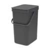 Brabantia Affaldsspand m. låg - 12 liter sort