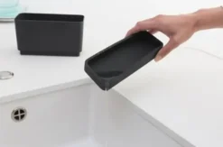 Brabantia lille opvaskeholder og -organizer - mørk grå