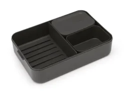 Brabantia Make & Take Madkasse Bento rumopdelt, stor, Grå