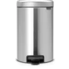 Brabantia Newicon pedalspand 12 L mat sål