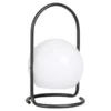 Cliff LED Bordlampe hvid/sort Genopladelig