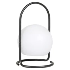 Cliff LED Bordlampe hvid/sort Genopladelig