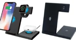 Condor Mobiloplader trådløs 3-i-1 med USB-C kabel