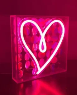 Condor Neonskilt til USB - HEART