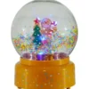 Condor Snekugle med gingerbread mand og multicolor sne 13x18 cm