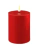 Conzept Electric LED bloklys 3D flamme H10 cm Rød