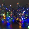 Conzept Jule- lyskæde 80LED multicolor 3xAA batteri med dobbelt timer