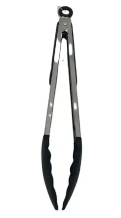 Conzept Kitchen madtang 23 cm med silicone sort/grå