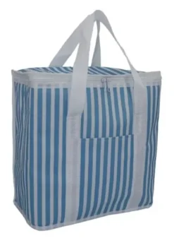 Conzept Køletaske blå striber H34 cm.