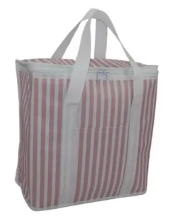 Conzept Køletaske Lys rød striber H34 cm. 20L