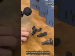 Conzept Massage pistol med 4 hoveder og 6 hastigheder