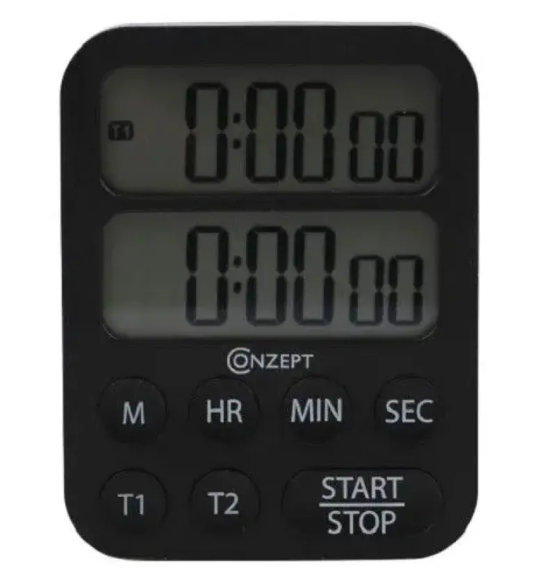 Conzept minutur med dobbelt timer sort
