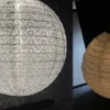 Conzept solar lanterne Ø20 cm med hulmønster til ophæng ass. farver