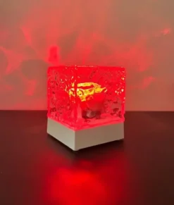 Conzept vandfald LED lampe med farveskift og fjernbetjening