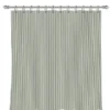 Da'core Badeforhæng inkl. ringe 180x200 cm polyester strib grøn
