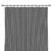 Da'core Badeforhæng inkl. ringe 180x200 cm polyester strib sort