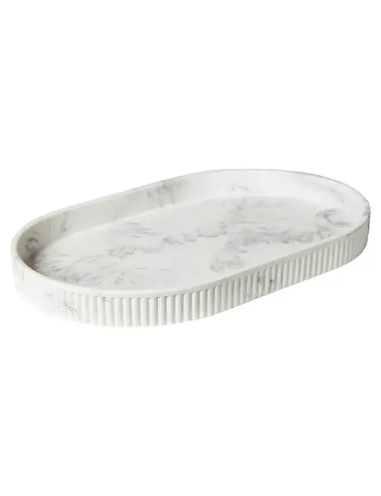 Da'core Bakke oval Polyresin marmor