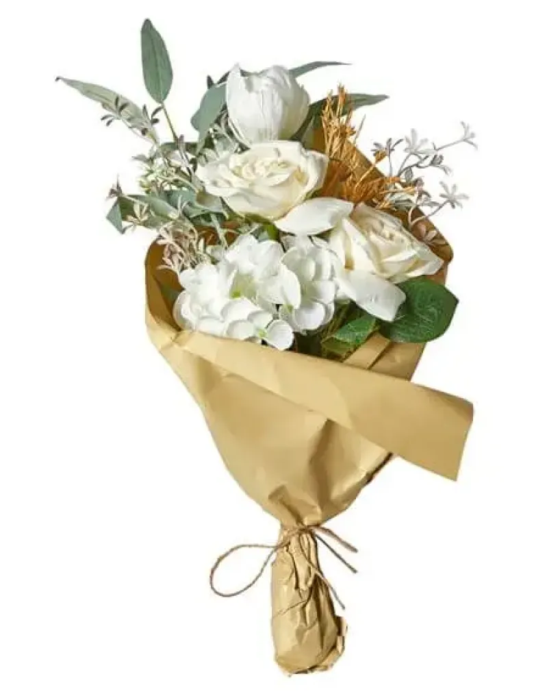 Da'core Buket Hortensia/Rose hvid