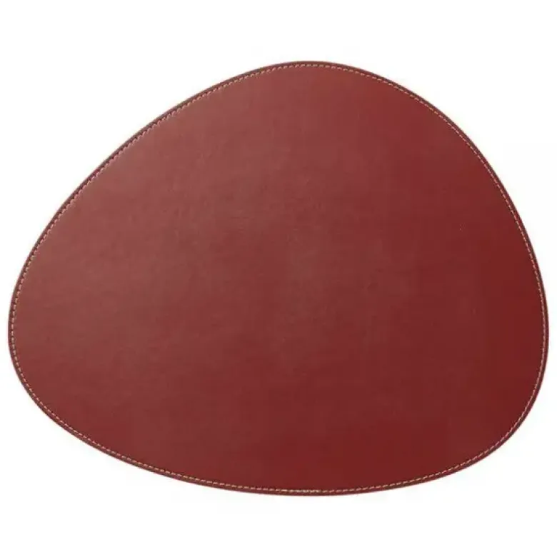Da'Core Curve Dækkeserviet i kunstigt læder Bordeaux 33x41 cm
